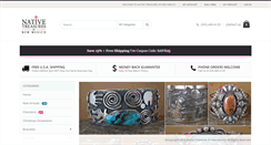 Desktop Screenshot of nativetreasuresnm.com