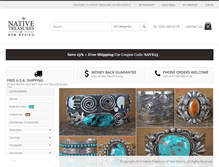 Tablet Screenshot of nativetreasuresnm.com